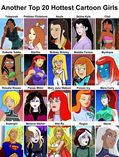 The 20 Sexiest Female Cartoon Characters On TV,。